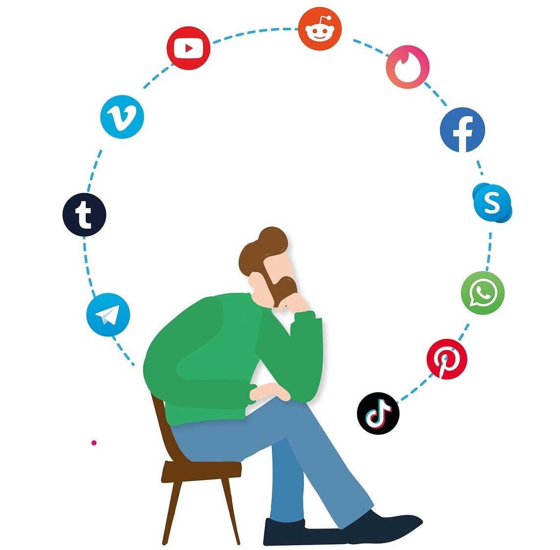 man, sitting, social media, facebook, instagram, communication, digital, online, social media, social media, social media, social media, social media